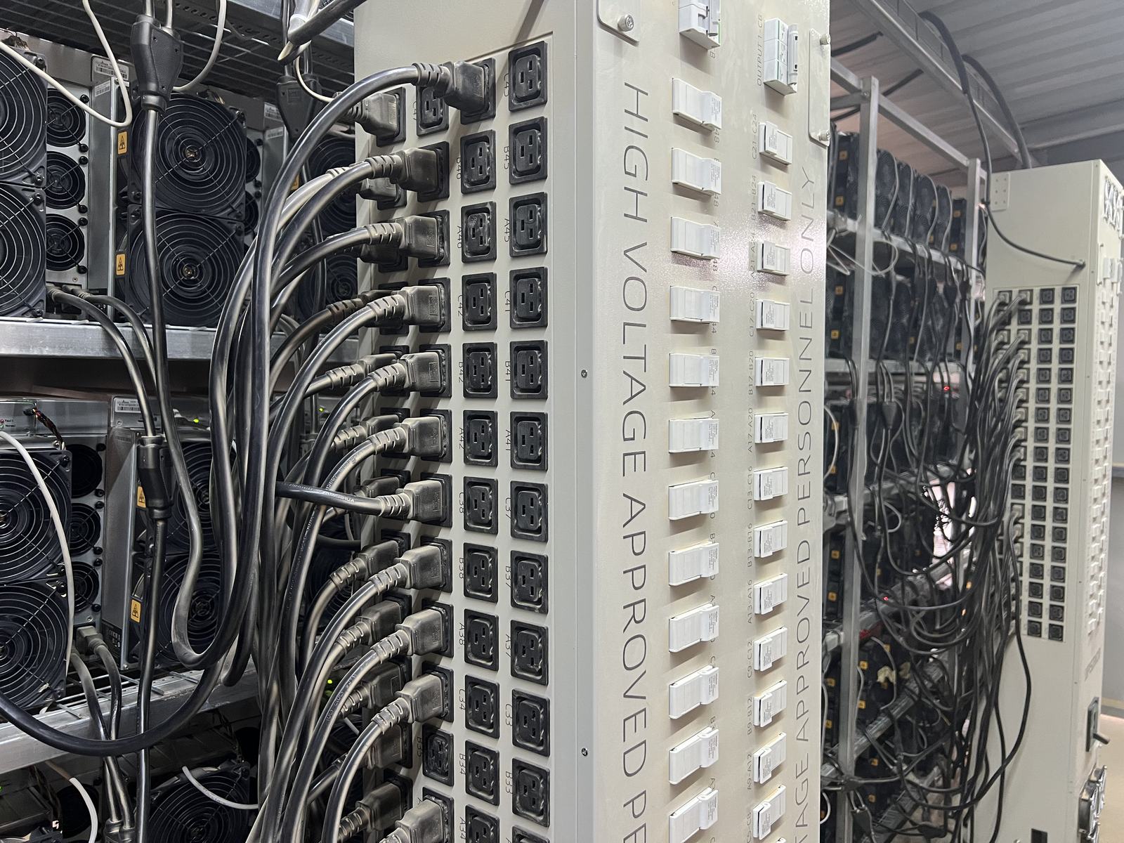 Electrical equipment and cabling used to document power-system condition