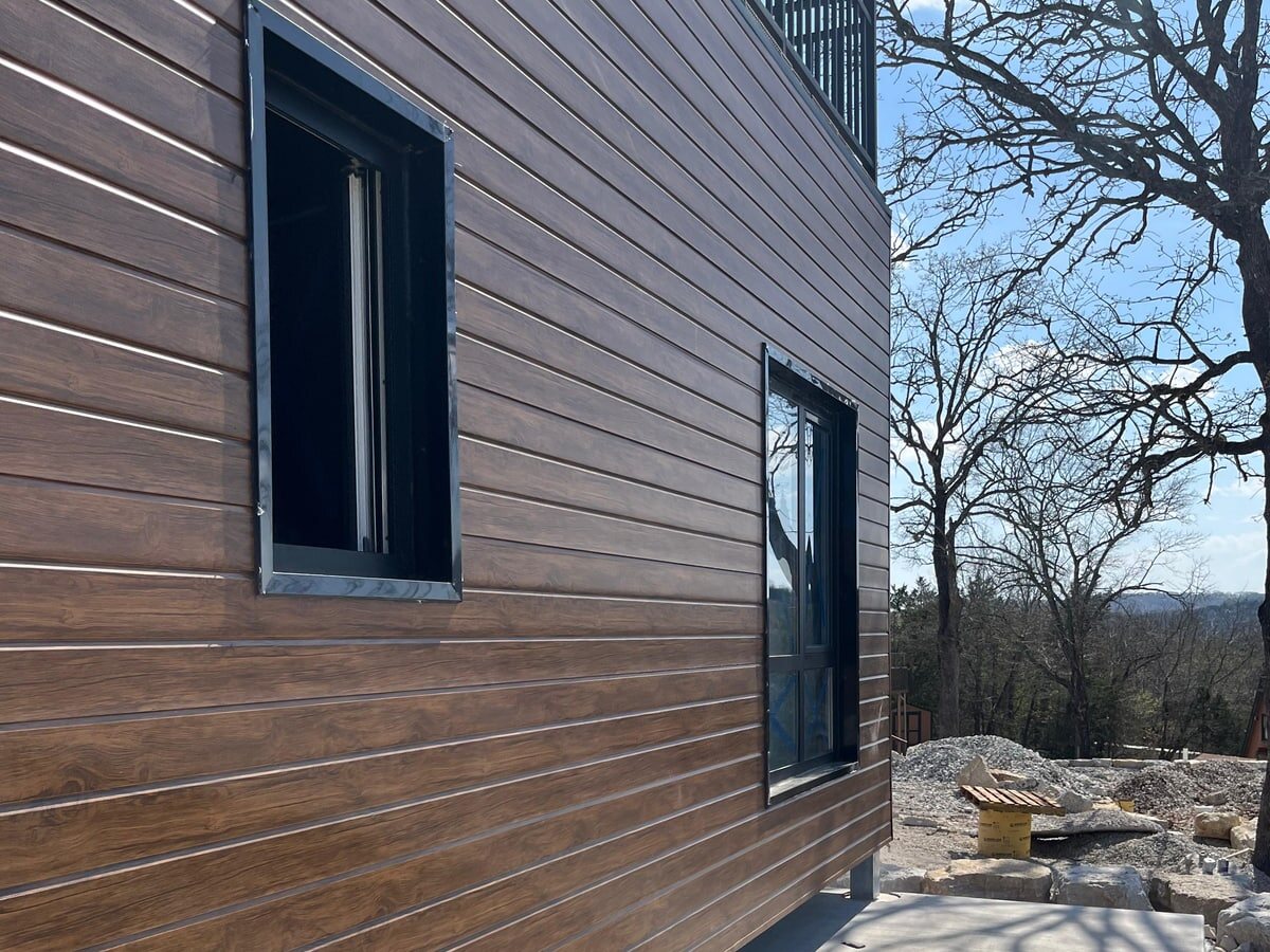 Completed residential exterior